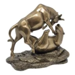 Estátua Decorativa entre Touro e Urso (Bull & Bear) - Imagem 5